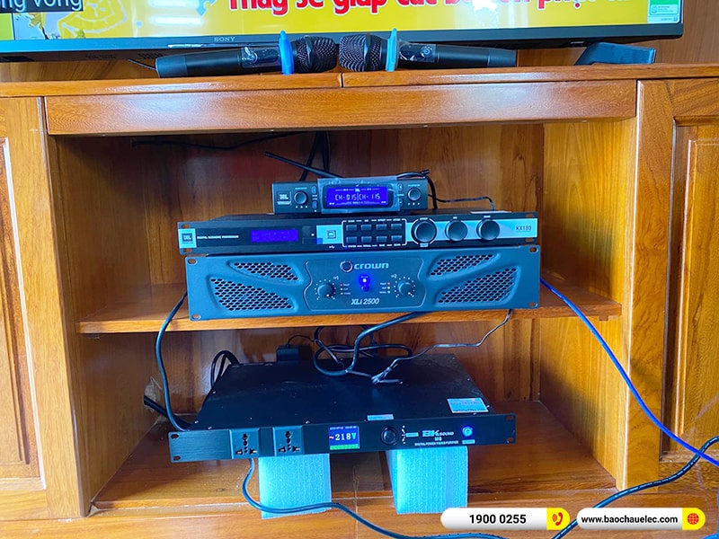 Lắp đặt d&agrave;n karaoke trị gi&aacute; gần 90 triệu cho anh Du tại Đồng Nai (JBL KP4012 G2, Xli2500, KX180A, TS315S, VM300, BKSound M8) 