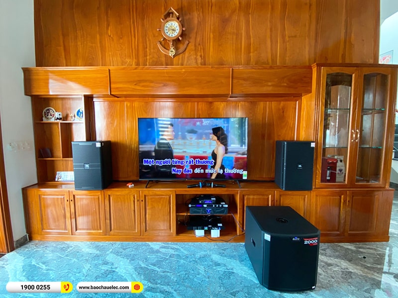 Lắp đặt d&agrave;n karaoke trị gi&aacute; gần 90 triệu cho anh Du tại Đồng Nai (JBL KP4012 G2, Xli2500, KX180A, TS315S, VM300, BKSound M8) 