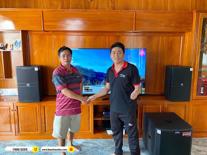Lắp đặt d&agrave;n karaoke trị gi&aacute; gần 90 triệu cho anh Du tại Đồng Nai (JBL KP4012 G2, Xli2500, KX180A, TS315S, VM300, BKSound M8) 