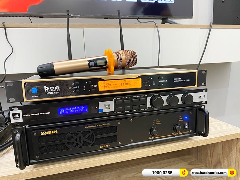 Lắp đặt dàn karaoke trị giá gần 60 triệu cho anh Đức tại Đồng Nai (RCF EMAX 3110 MK2, VM620A, KX180A, NSS-SW300, UGX12 Gold) 