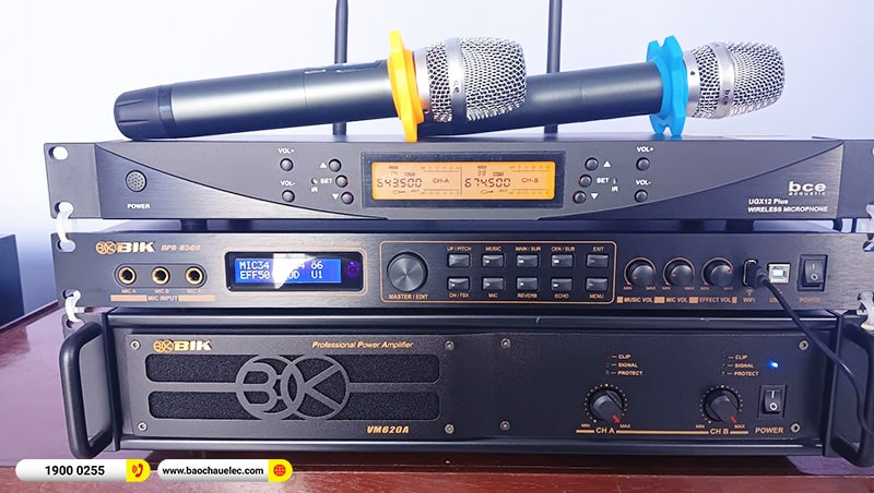 Lắp đặt dàn karaoke trị giá khoảng 40 triệu cho anh Dưỡng tại Đồng Nai (Alto AT2000II, VM620A, BPR-8500, SW612, UGX12 Plus) 