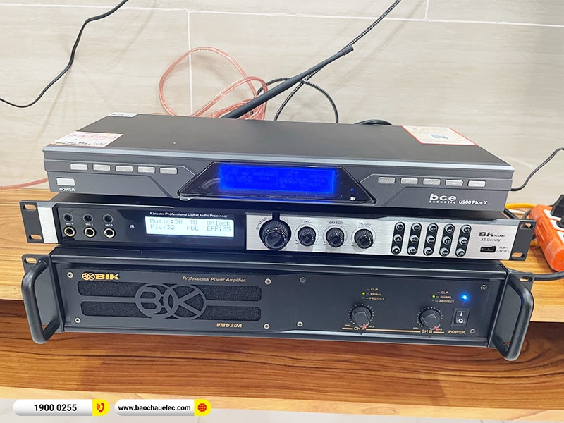 Lắp đặt dàn karaoke trị giá hơn 40 triệu cho anh Hân tại Đồng Nai (BMB CSS 1210SE, VM620A, X6 Luxury, SW512B, U900 Plus X) 