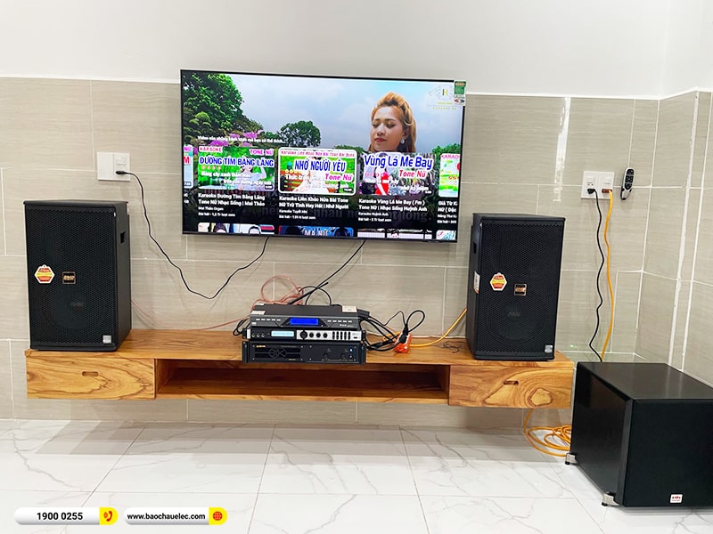 Lắp đặt dàn karaoke trị giá hơn 40 triệu cho anh Hân tại Đồng Nai (BMB CSS 1210SE, VM620A, X6 Luxury, SW512B, U900 Plus X) 
