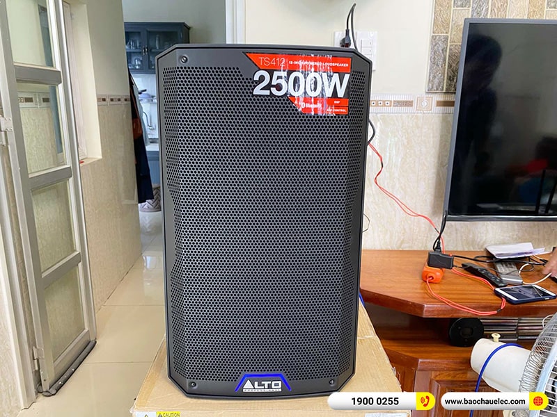 Lắp đặt dàn karaoke trị giá gần 30 triệu cho anh Hoàng tại Đồng Nai (Alto TS412, BKSound DSP-9000 Plus) 