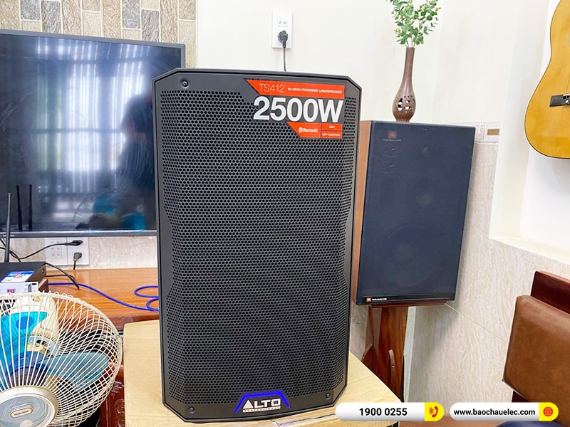 Lắp đặt dàn karaoke trị giá gần 30 triệu cho anh Hoàng tại Đồng Nai (Alto TS412, BKSound DSP-9000 Plus) 