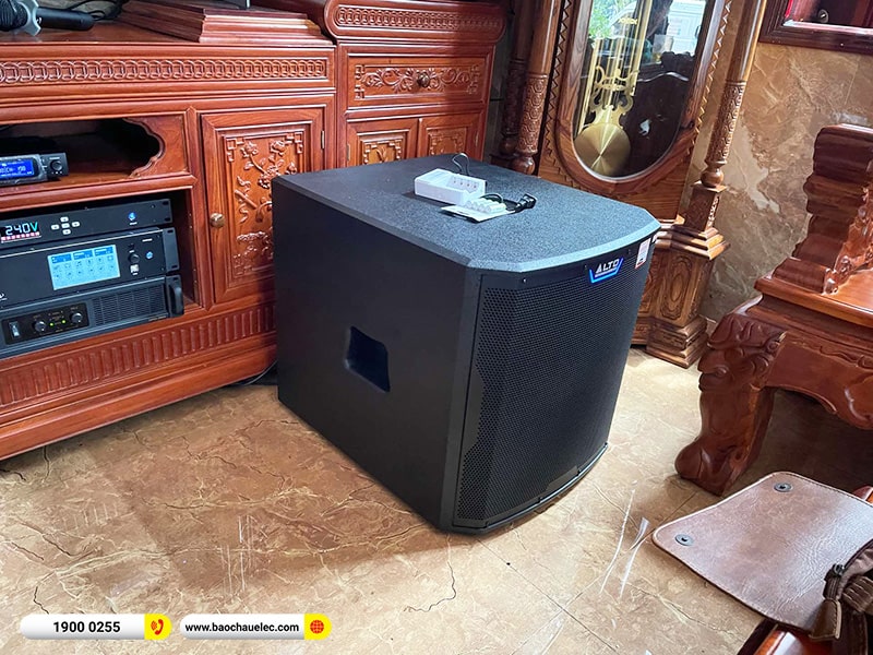 Lắp đặt dàn karaoke RCF hơn 92tr cho anh Huy tại Đồng Nai (3112 MK2, DAD 950, K9900II Luxury, Alto TS15S, VM300, AAP P8) 
