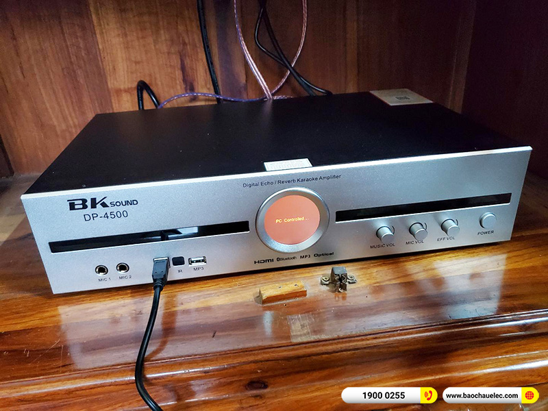 Lắp đặt dàn karaoke trị giá hơn 20 triệu cho anh Khải tại Hà Nội (BIK BJ-S768, BKSound DP4500, BIK BJ-U500)