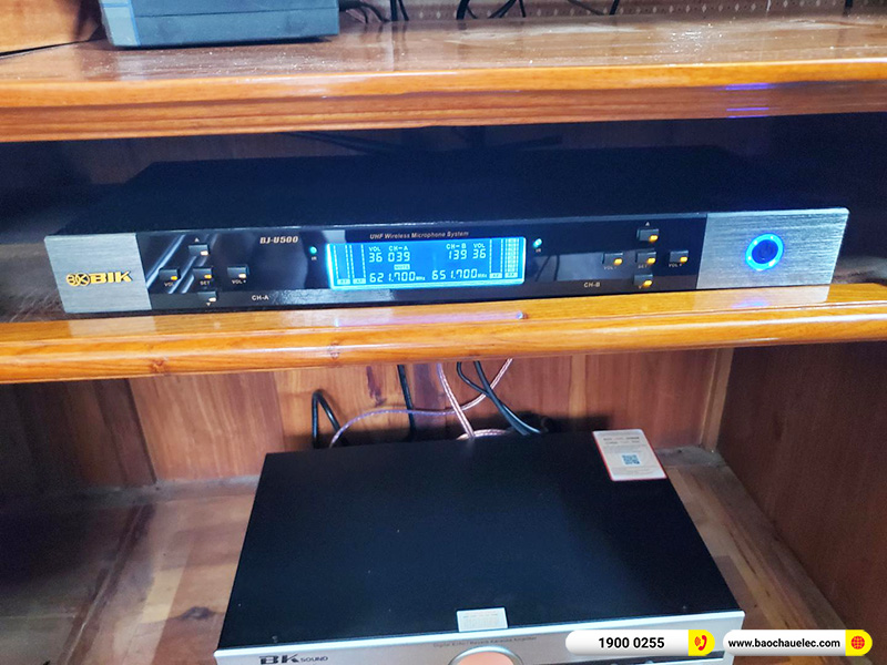 Lắp đặt dàn karaoke trị giá hơn 20 triệu cho anh Khải tại Hà Nội (BIK BJ-S768, BKSound DP4500, BIK BJ-U500)