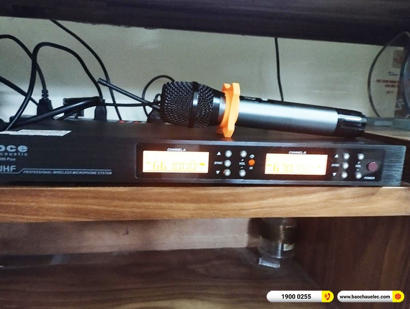 Lắp đặt dàn karaoke trị giá hơn 30 triệu cho anh Khoa tại Đồng Nai (Denon DP-R212, BPA-6200, DSP-9000 Plus, SW512B, U900 Plus Ver 2)