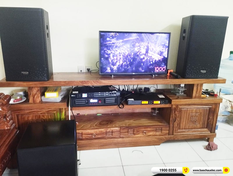 Lắp đặt dàn karaoke trị giá hơn 30 triệu cho anh Khoa tại Đồng Nai (Denon DP-R212, BPA-6200, DSP-9000 Plus, SW512B, U900 Plus Ver 2)