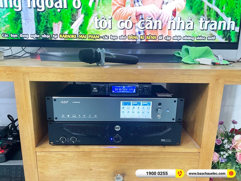 Lắp đặt dàn karaoke trị giá hơn 100 triệu cho anh Kiên tại Đồng Nai (RCF CMAX 4110, IPS2700, K9900II, Pasion 12SP, JBL VM300) 