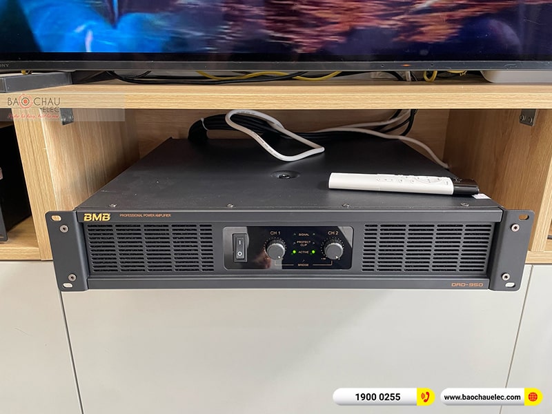 Lắp đặt dàn karaoke gia đình anh Kiên