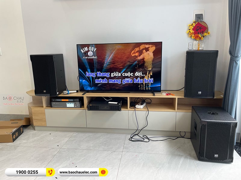 Lắp đặt dàn karaoke gia đình anh Kiên
