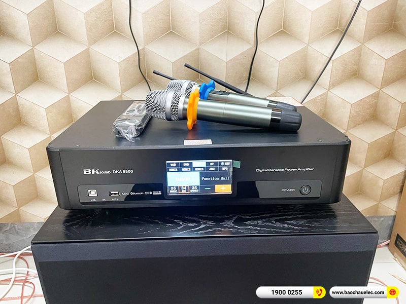 Lắp đặt d&agrave;n karaoke Denon hơn 32tr cho anh Linh tại Đồng Nai (Denon DP-R312, BKSound DKA 8500, SW715B)