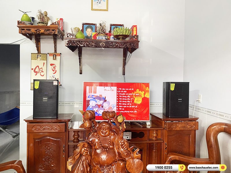 Lắp đặt dàn karaoke trị giá hơn 20 triệu cho anh Linh tại Đồng Nai (Domus DP6100 Max, BKSound DKA 6500) 