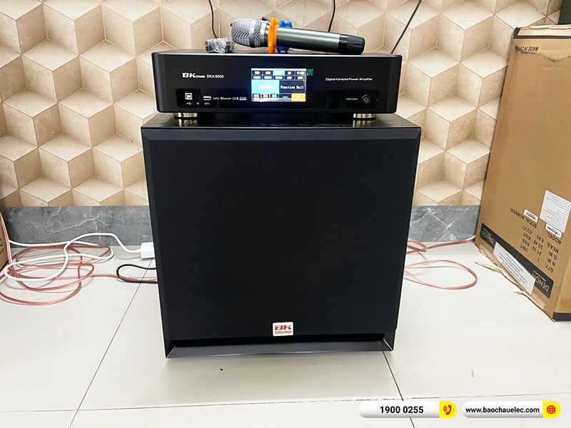 Lắp đặt d&agrave;n karaoke Denon hơn 32tr cho anh Linh tại Đồng Nai (Denon DP-R312, BKSound DKA 8500, SW715B)