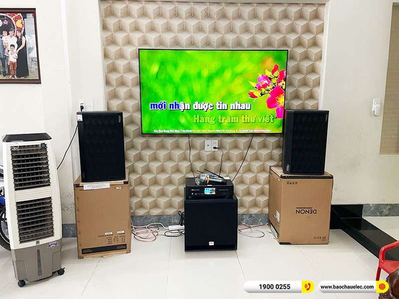 Lắp đặt d&agrave;n karaoke Denon hơn 32tr cho anh Linh tại Đồng Nai (Denon DP-R312, BKSound DKA 8500, SW715B)