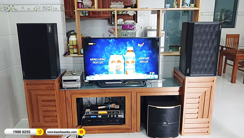 Lắp đặt d&agrave;n karaoke trị gi&aacute; hơn 50 triệu cho anh Linh tại Đồng Nai (Denon DP-R312, VM820A, KX180A, UGX12 Gold) 