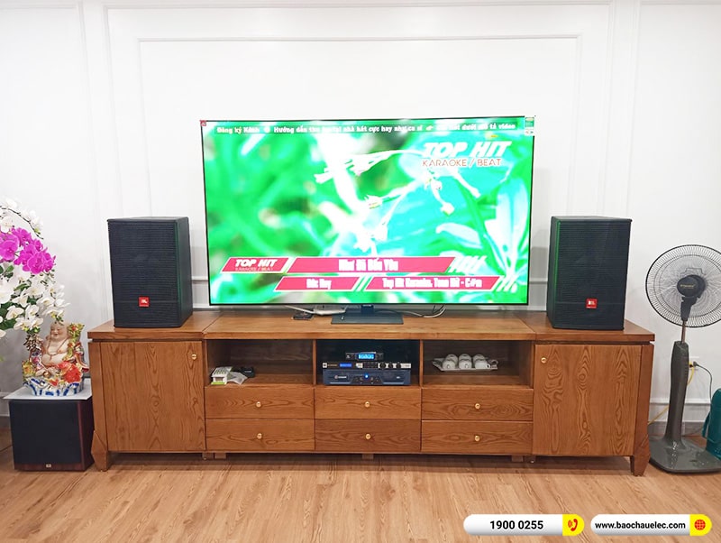 Lắp đặt dàn karaoke JBL hơn 70tr cho anh Long tại Hà Nội (JBL CV1270, Crown T7, KX180A, JBL A120P, JBL VM300) 