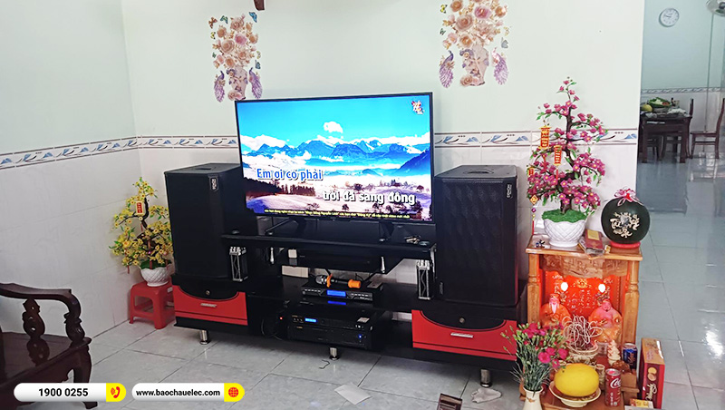 Lắp đặt d&agrave;n karaoke trị gi&aacute; hơn 30 triệu cho anh Minh tại Đồng Nai