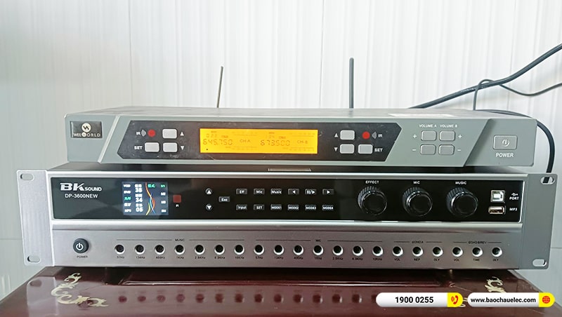 Lắp đặt dàn karaoke trị giá hơn 30 triệu cho anh Phố tại Đồng Nai (JBL CV1070, BKSound DP3600 New, UGX12 Gold) 