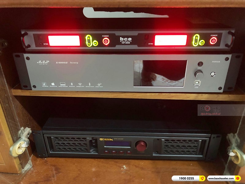 Lắp đặt dàn karaoke trị giá gần 100 triệu cho anh Phú tại TPHCM