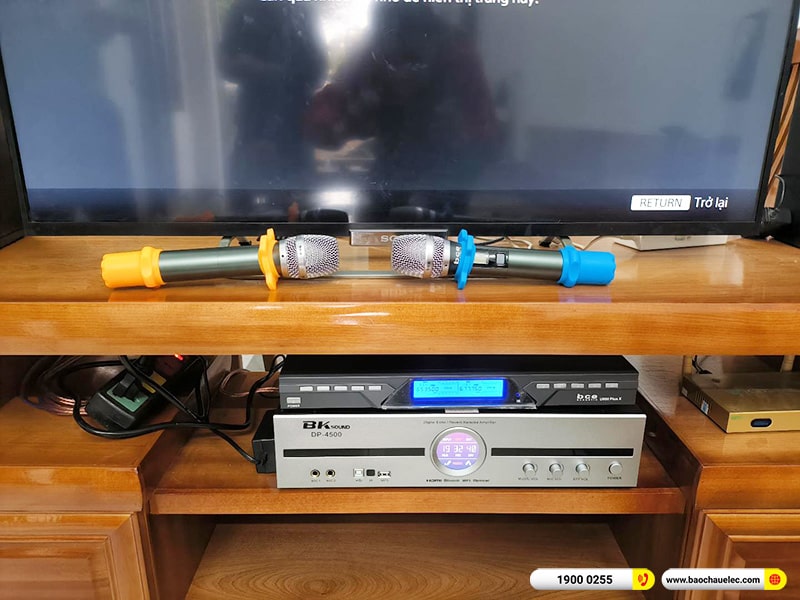 Lắp đặt dàn karaoke trị giá hơn 30 triệu cho anh Phương tại Hà Nội (JBL MTS10, BKSound DP4500, U900 Plus X) 