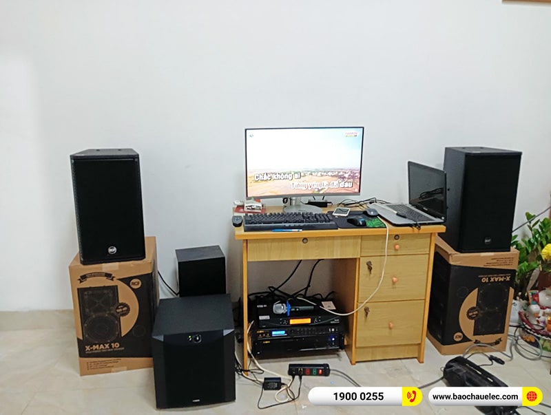 Lắp đặt dàn karaoke trị giá gần 60 triệu cho anh Quân tại Đồng Nai (RCF X-MAX 10, VM620A, BPR-8500, NS-SW300, UGX12 Plus)