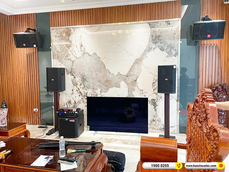 Lắp đặt dàn karaoke trị giá hơn 70tr cho anh Quang tại Bình Thuận (BIK BSP 412II, CV1252T, VM840A, KX180A, TS312S, BJ-U600)