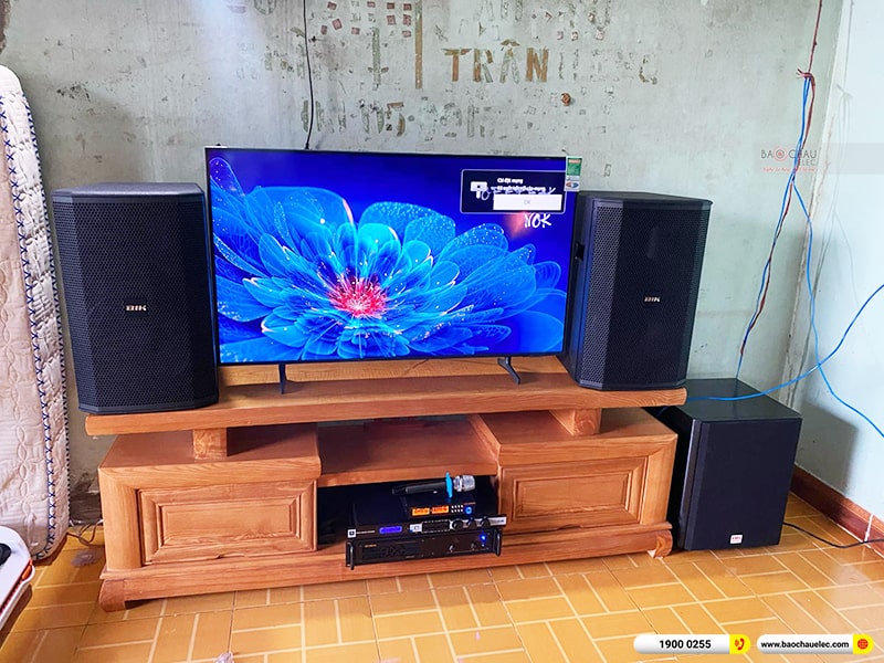Lắp đặt dàn karaoke trị giá hơn 40 triệu cho anh Quyền tại Đồng Nai (BIK BSP 412II, VM620A, KX180A, SW612B, BJ-U100)