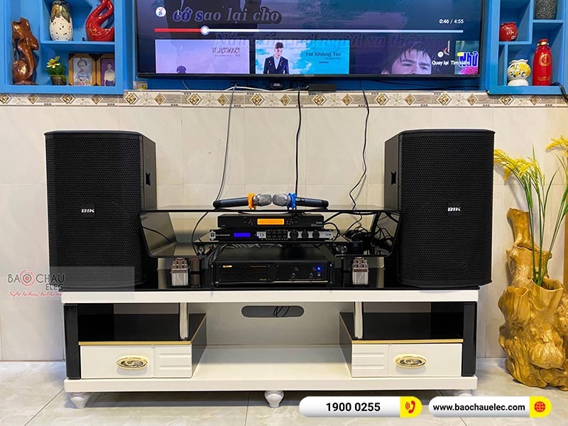 Dàn karaoke gia đình anh Sỹ 