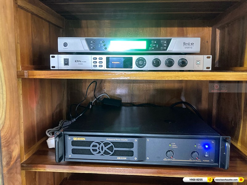 Lắp đặt dàn karaoke trị giá hơn 30 triệu cho anh Tân tại Đồng Nai (JBL Pasion 12, VM420A, BKSound KX6, SW512B, BCE UGFX12) 