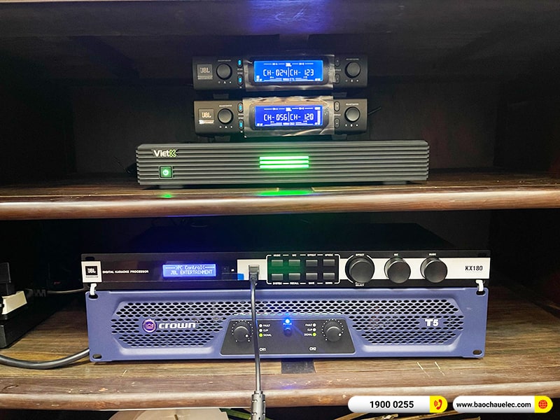 Lắp đặt dàn karaoke JBL hơn 81tr cho anh Thành tại Hà Nội (JBL KP4010 G2, Crown T5, KX180A, A120P, VM300,…)