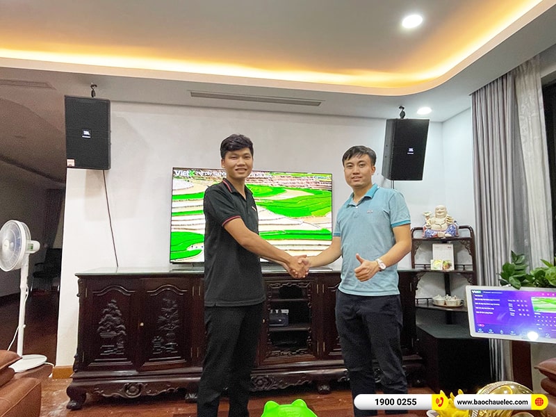 Lắp đặt dàn karaoke JBL hơn 81tr cho anh Thành tại Hà Nội (JBL KP4010 G2, Crown T5, KX180A, A120P, VM300,…)