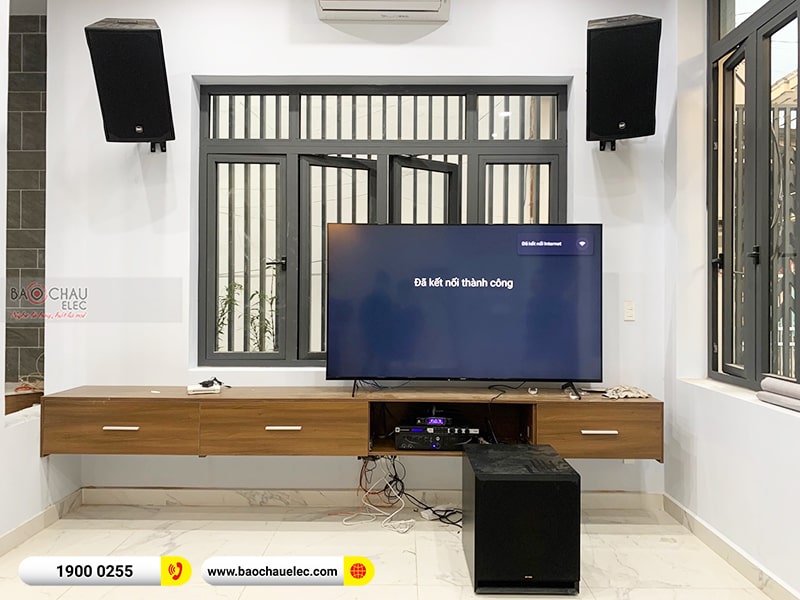 Dàn karaoke gia đình anh Thiện