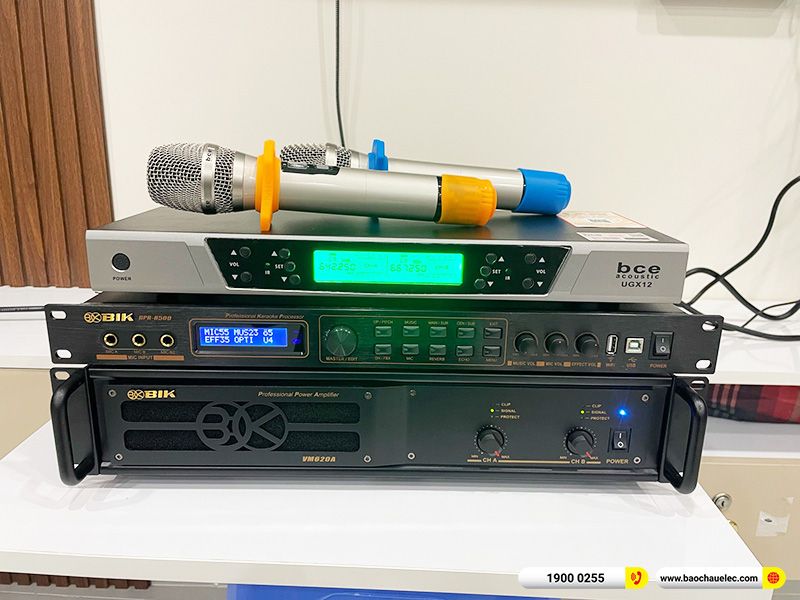 Lắp đặt dàn karaoke trị giá hơn 40 triệu cho anh Thông tại Đồng Nai (Amate Key 10, VM620A, BPR-5600, BCE UGX12) 