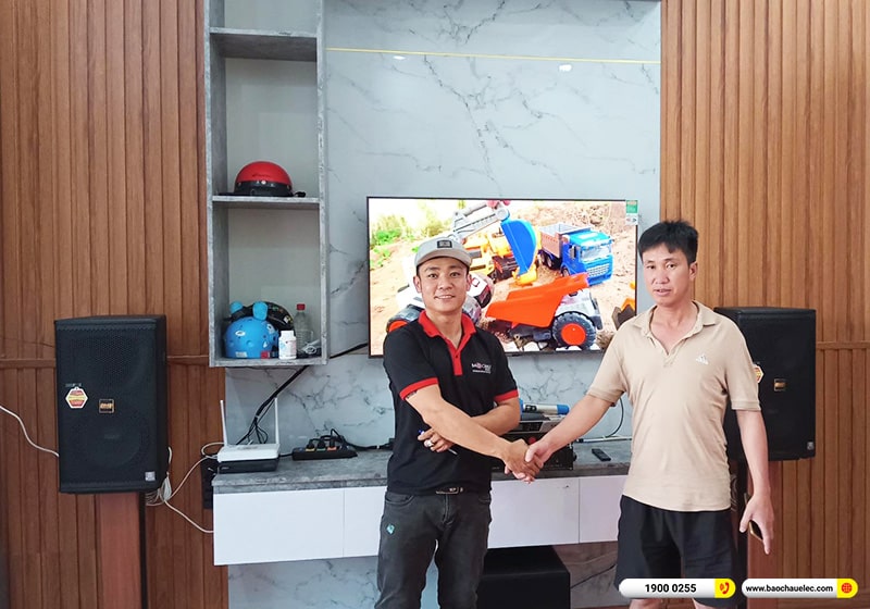 Lắp đặt dàn karaoke trị giá gần 50 triệu cho anh Thủ tại Đồng Nai (BMB CSS 1210SE, VM620A, BPR-8500, SW512B, BCE UGX12) 