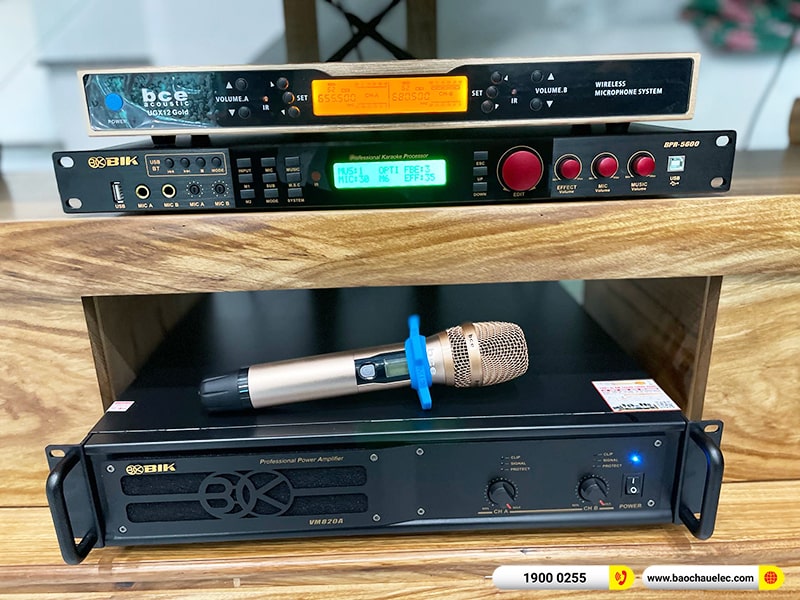 Lắp đặt dàn karaoke trị giá gần 50 triệu cho anh Tư tại Đồng Nai (BMB CSS 1212SE, VM820A, BPR-5600, TX212S, UGX12 Gold)