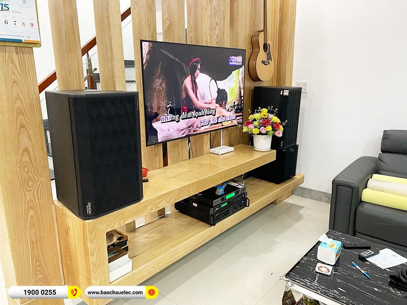 Lắp đặt dàn karaoke trị giá khoảng 40 triệu cho anh Tuấn tại Đồng Nai (Denon DP-R312, VM620A, BKSound KP500, NS-SW300, UGX12) 