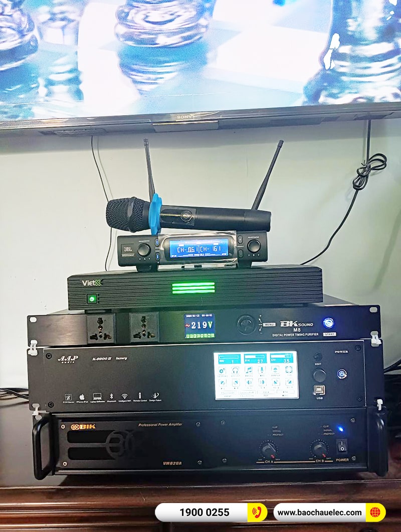 Lắp đặt dàn karaoke trị giá hơn 100 triệu cho anh Vinh tại Đồng Nai (RCF CMAX 4112, VM820A, K9900II Luxury, HTS12, VM300,…) 