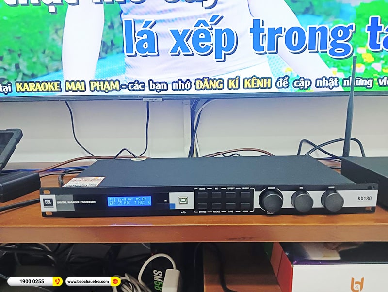 Lắp đặt dàn karaoke, loa Bose di động trị giá hơn 90 triệu cho anh Hảo tại Đồng Nai (Bose L1 Pro8, KX180A, JBL VM200)