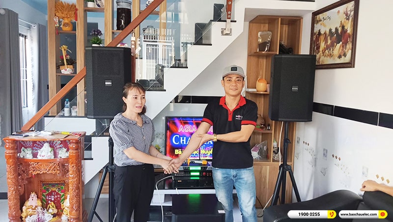 Lắp đặt dàn karaoke trị giá khoảng 40 triệu cho chị Huyền tại Đồng Nai (BIK BSP 412II, VM620A, BPR-5600, SW612B, BCE UGX12) 