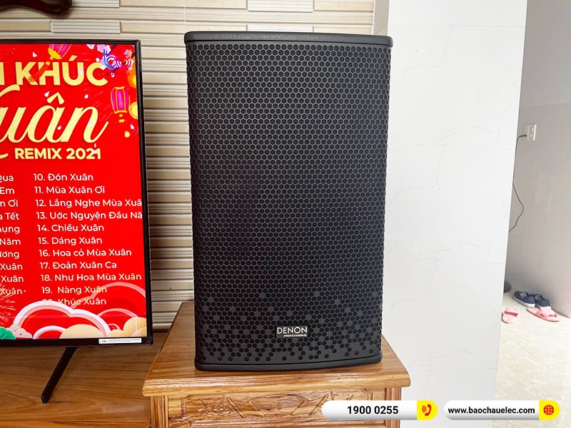Lắp đặt dàn karaoke trị giá khoảng 30 triệu cho chị Thảo tại Đồng Nai (Denon DP-R212, APP MZ-66, X6 Luxury, UGX12) 