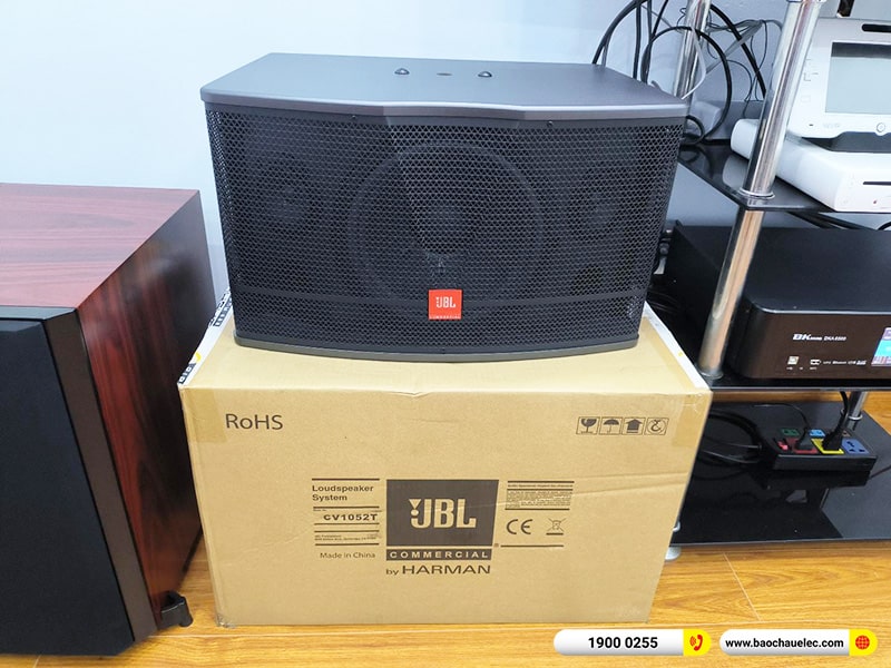Lắp đặt dàn karaoke trị giá gần 30 triệu cho chị Thủy tại Hà Nội (JBL CV1052T, BKSound DKA 6500, SW612B)