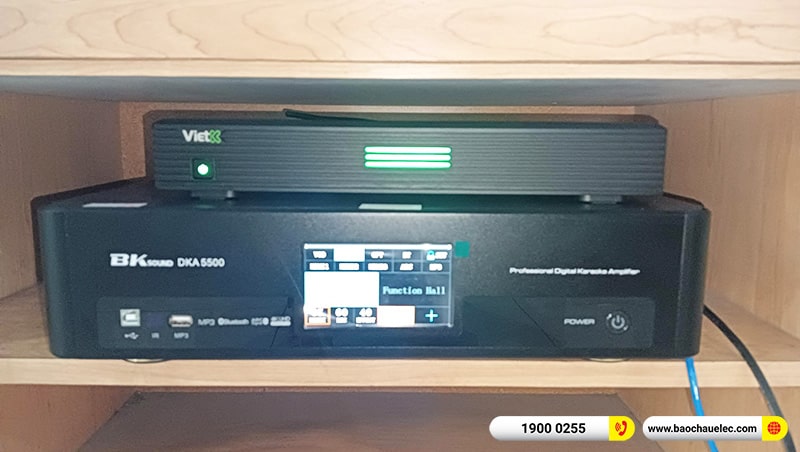 Lắp đặt dàn karaoke trị giá hơn 30 triệu cho Công ty Ching Fa tại Đồng Nai (BIK BQ-S63, BKSound DKA 5500, 4K Plus 4TB, Màn 22inch) 
