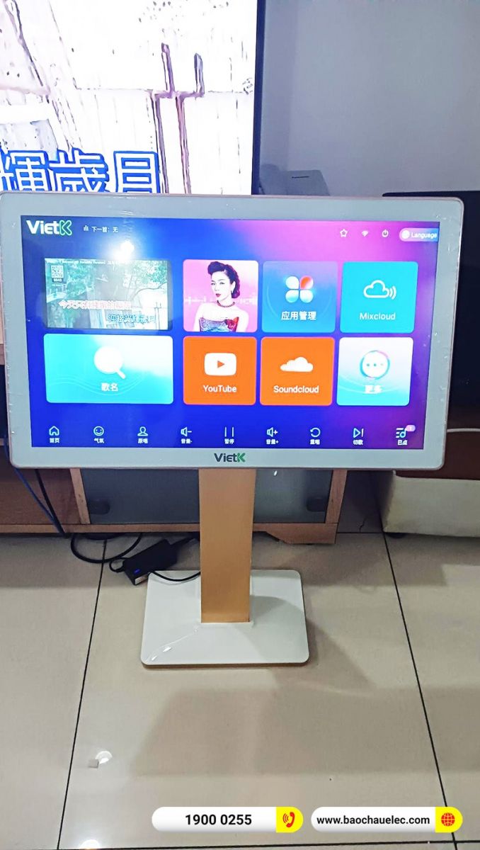 Lắp đặt dàn karaoke trị giá hơn 30 triệu cho Công ty Ching Fa tại Đồng Nai (BIK BQ-S63, BKSound DKA 5500, 4K Plus 4TB, Màn 22inch) 
