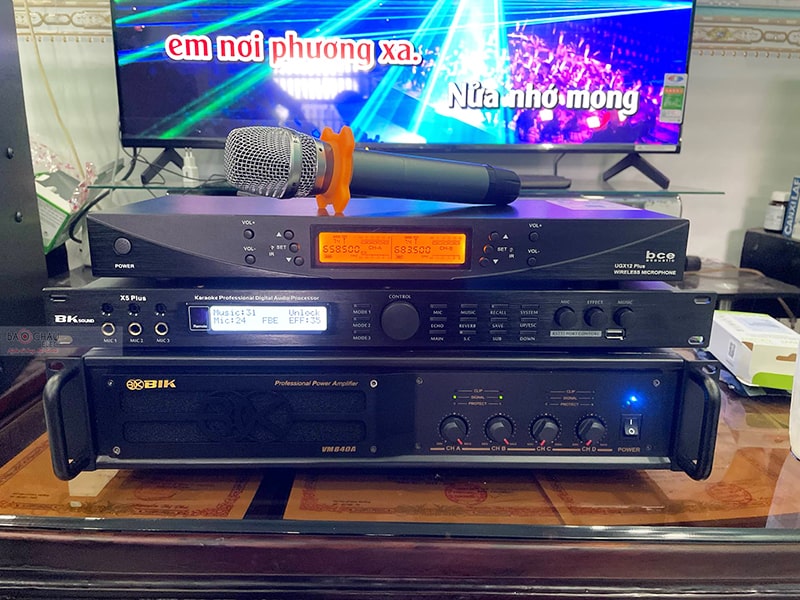 Lắp đặt dàn karaoke trị giá khoảng 50 triệu cho anh Cường tại Đồng Nai (JBL MTS12, VM840A, BKSound X5 Plus, UGX12 Plus) 
