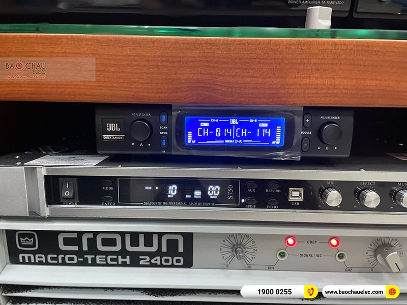 bộ dàn karaoke của gia đình anh Dũng