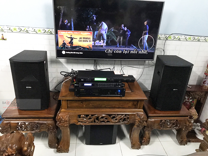 Dàn karaoke gia đình anh Hải h5