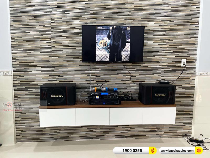 Dàn karaoke gia đình anh Hải